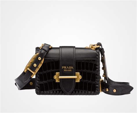 prada cahier crocodile leather bag|prada crocodile leather bag.